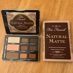 Too Faced Natural Matte Eyeshadow Palette — Beige, Brown, Pink
